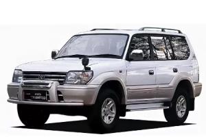 Текстильные коврики на TOYOTA LAND CRUZER 95 PRADO Правый руль